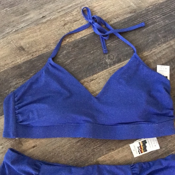 Time and Tru Blue Sparky Bikini Set - Picture 3 of 10